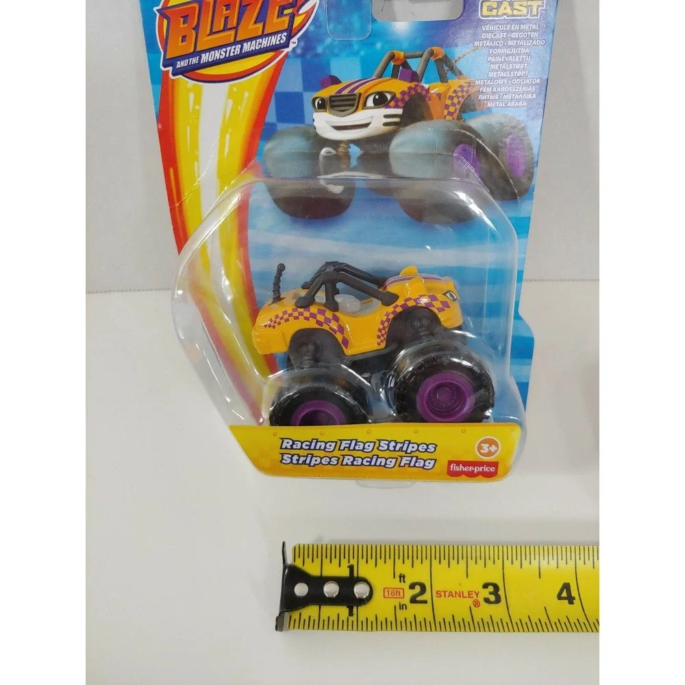 Blaze & the Monster Machines die‎ cast Racing Flag Stripes fisher price new